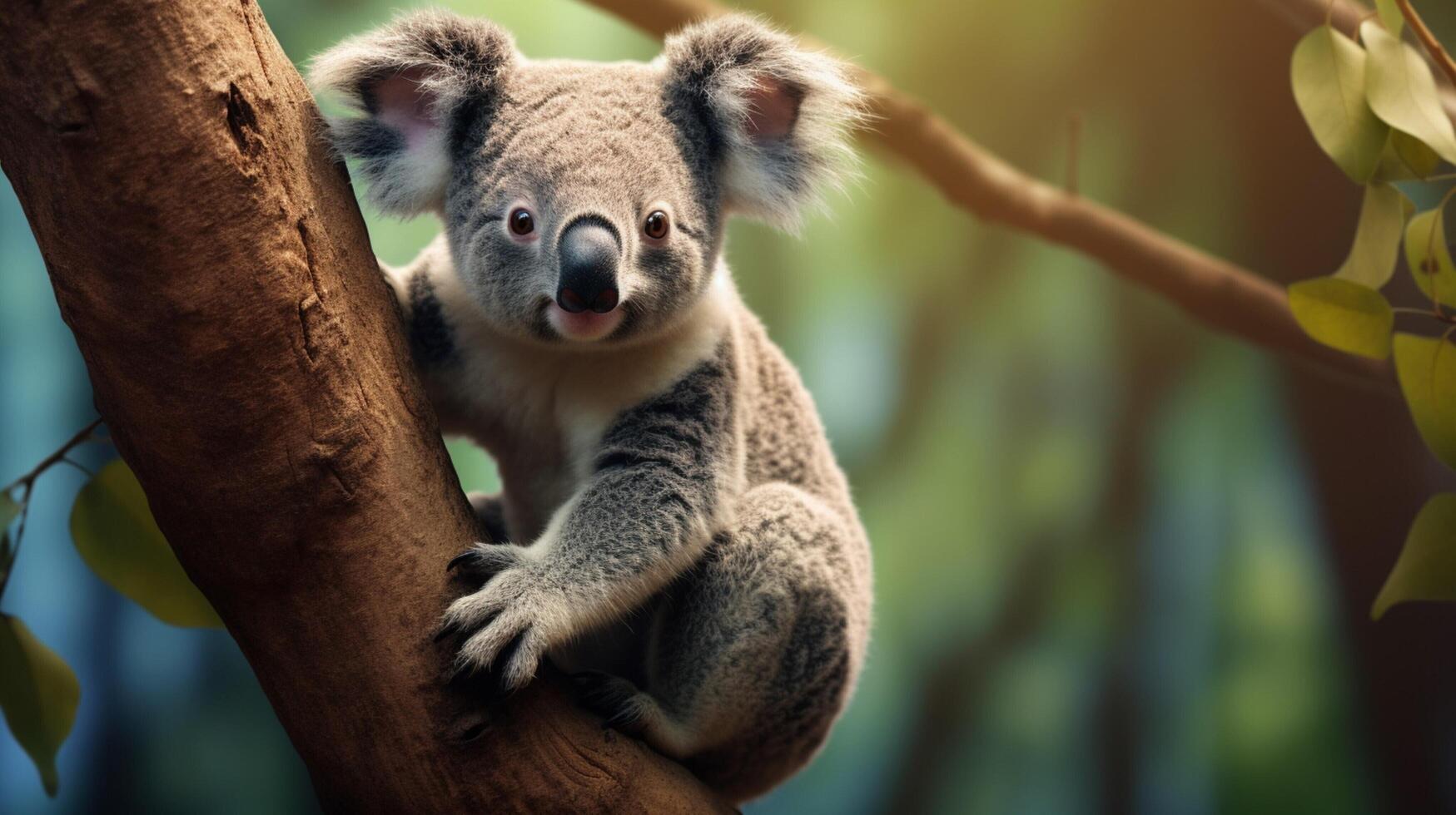 AI generated koala high quality image photo