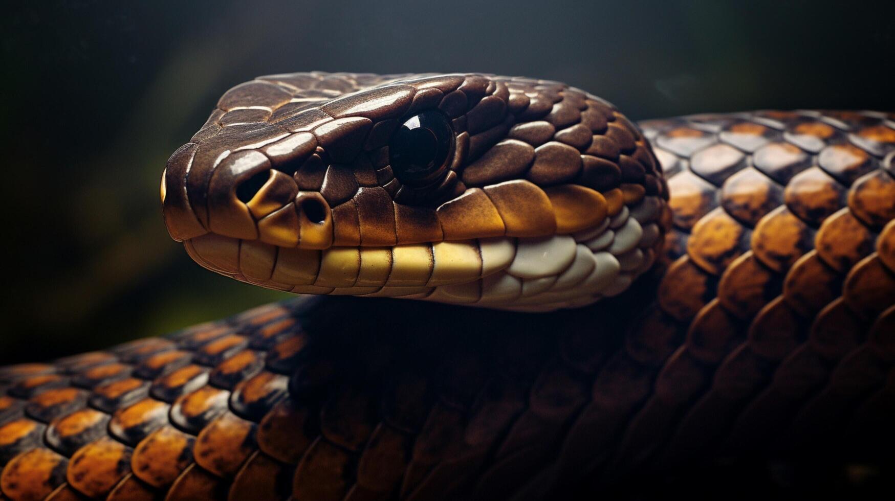 AI generated king cobra high quality image photo