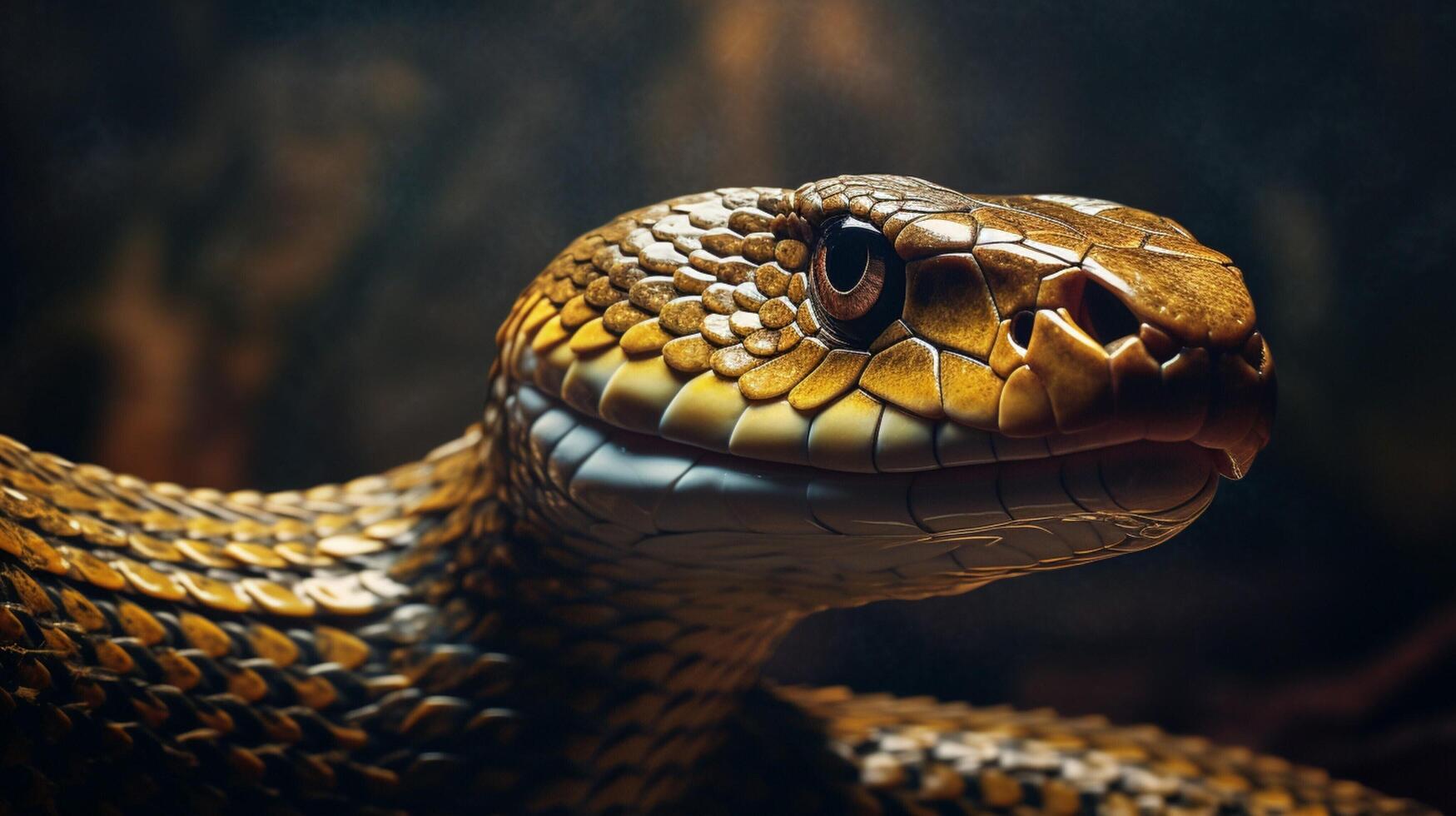 AI generated king cobra high quality image photo
