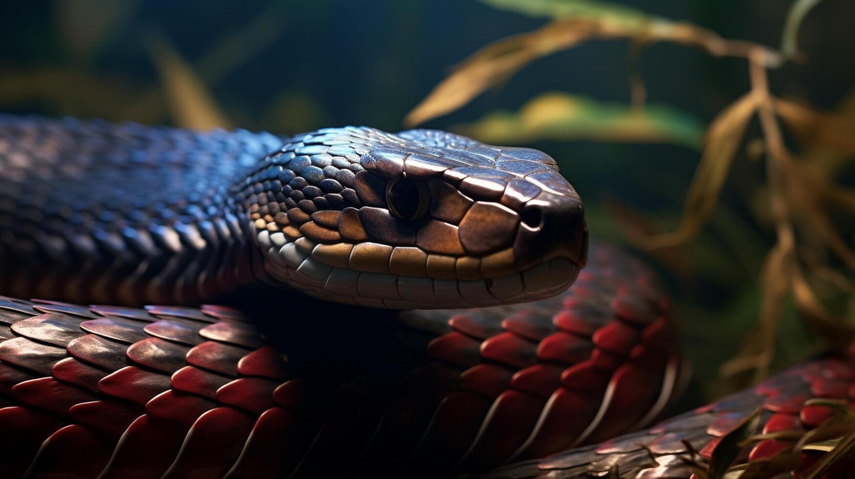 AI generated king cobra high quality image photo