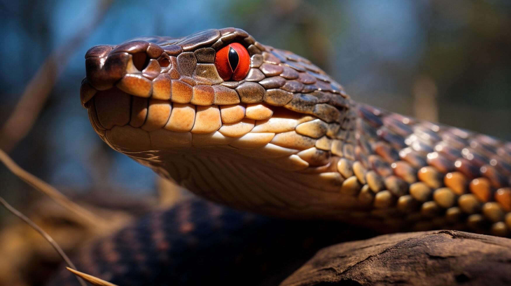 AI generated king cobra high quality image photo