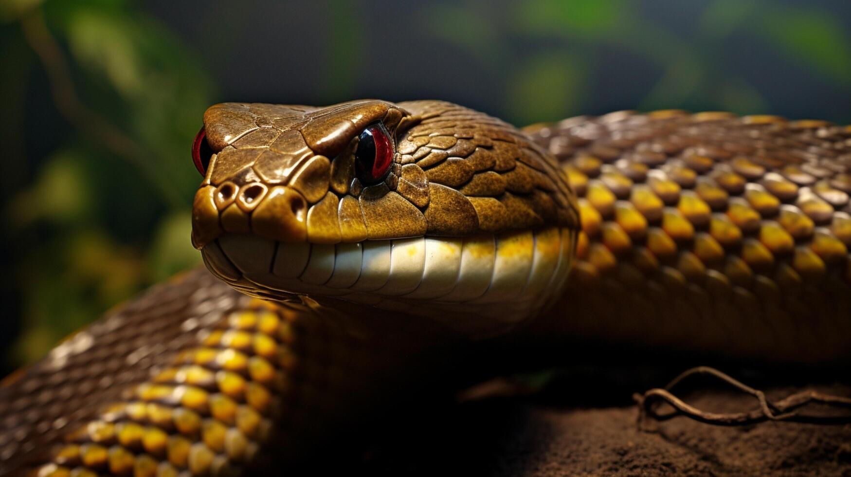 AI generated king cobra high quality image photo