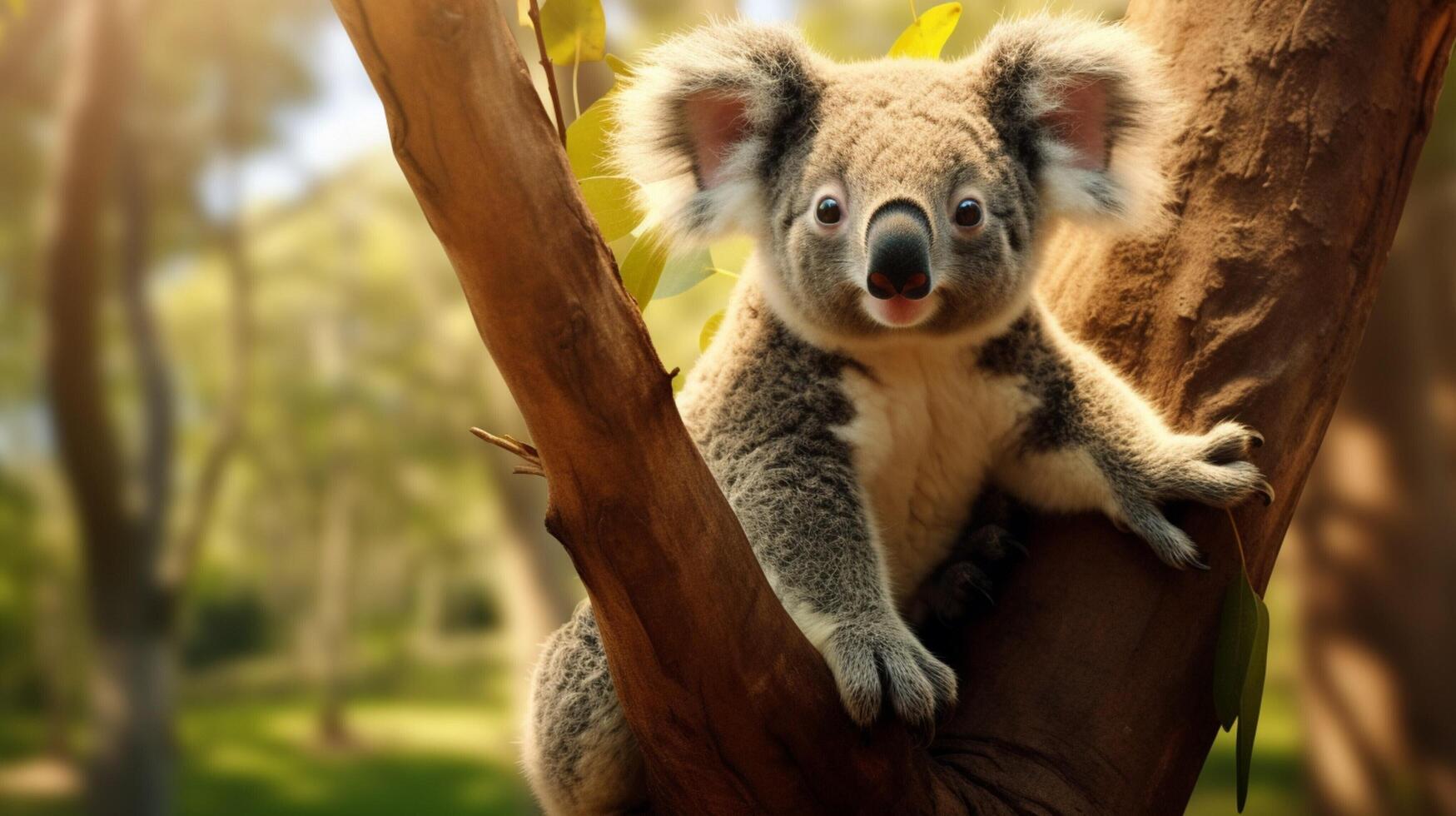 AI generated koala high quality image photo