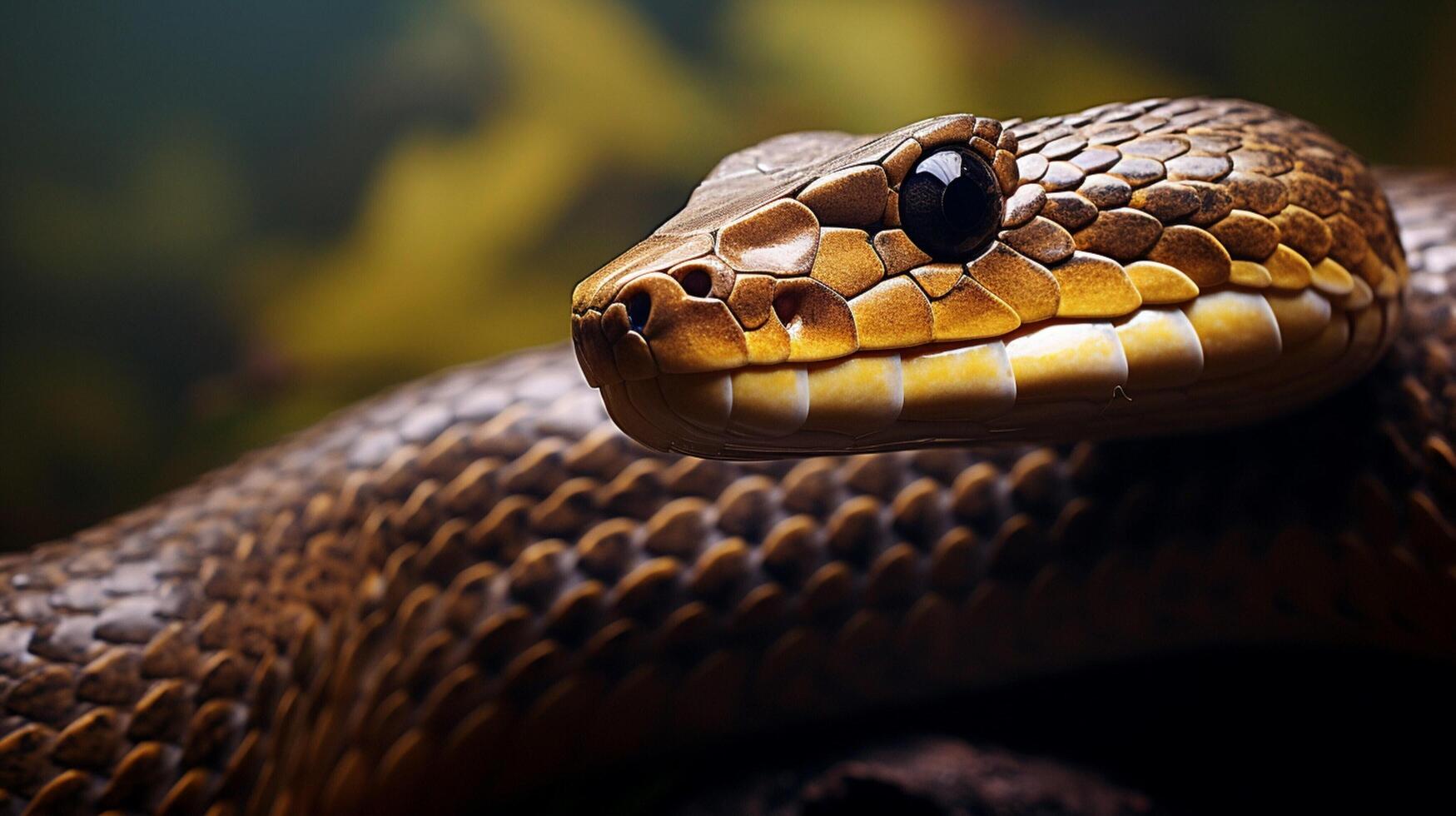 AI generated king cobra high quality image photo