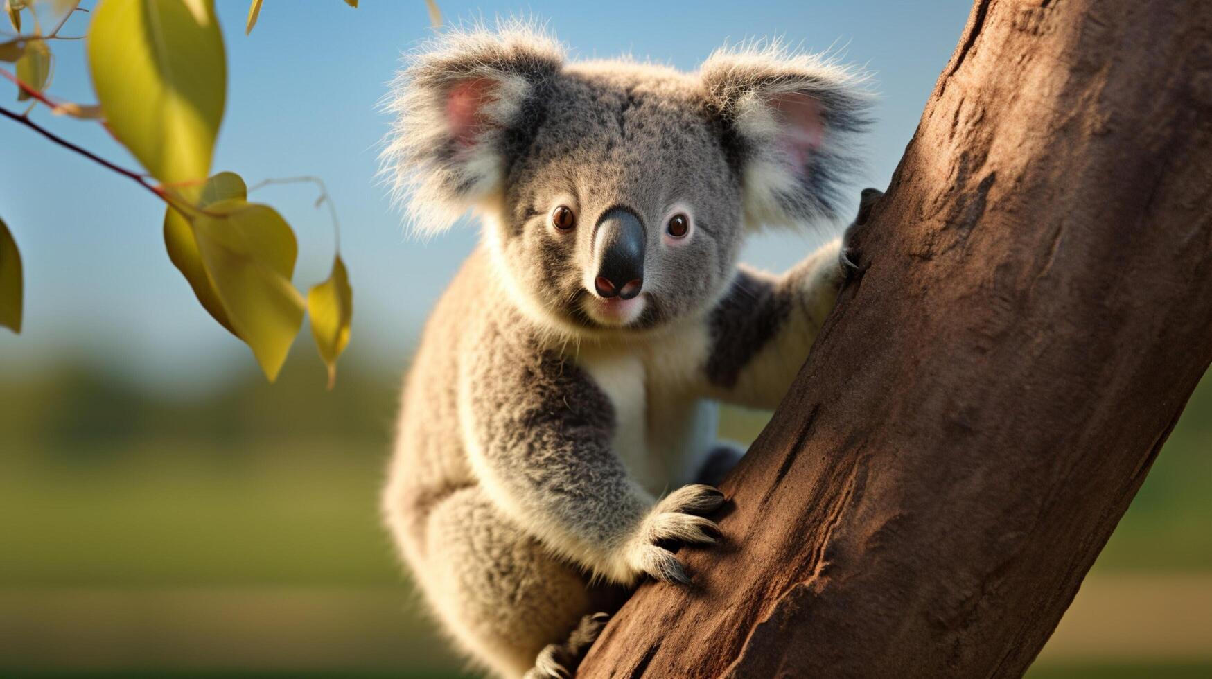 AI generated koala high quality image photo