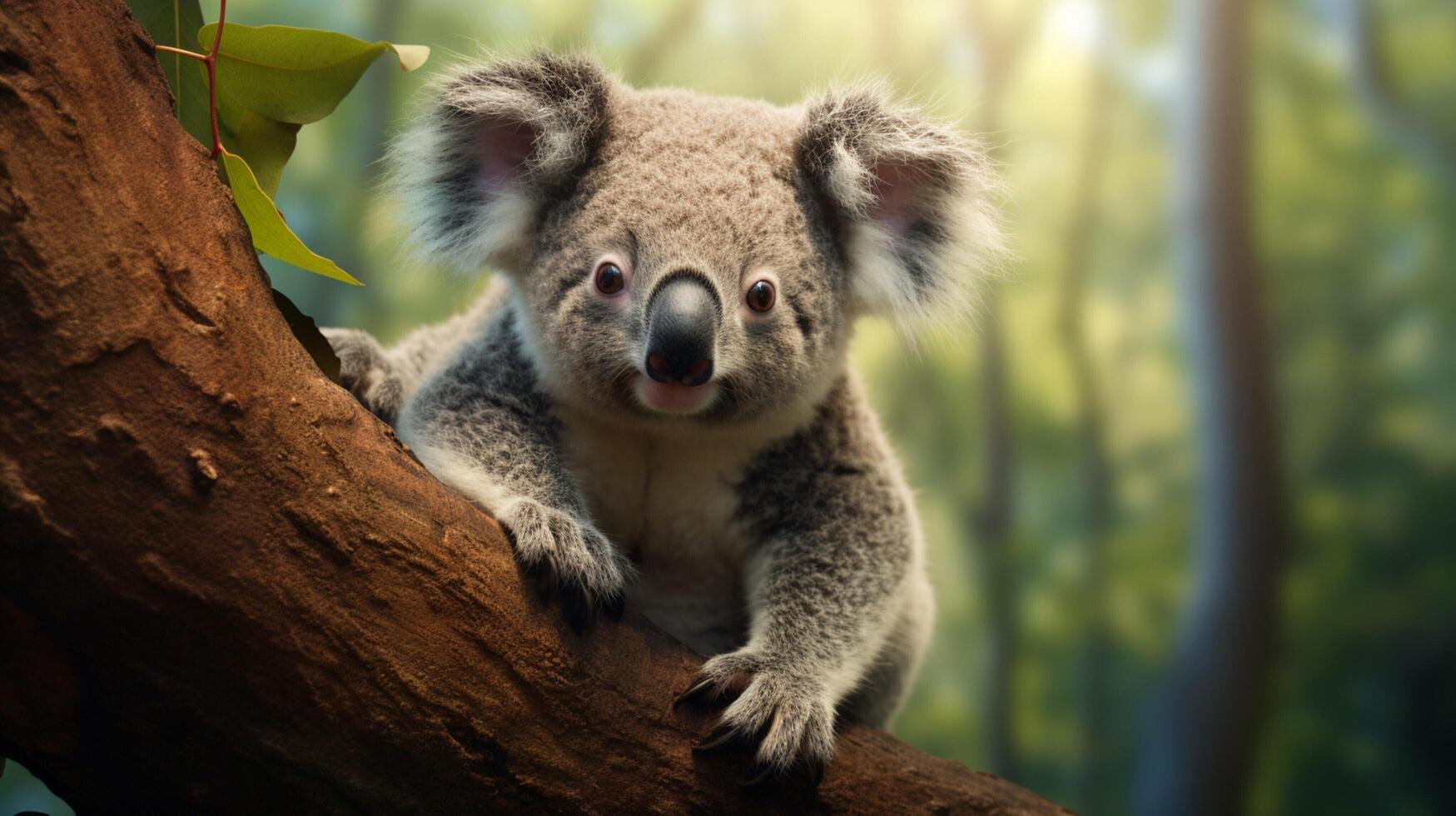 AI generated koala high quality image photo