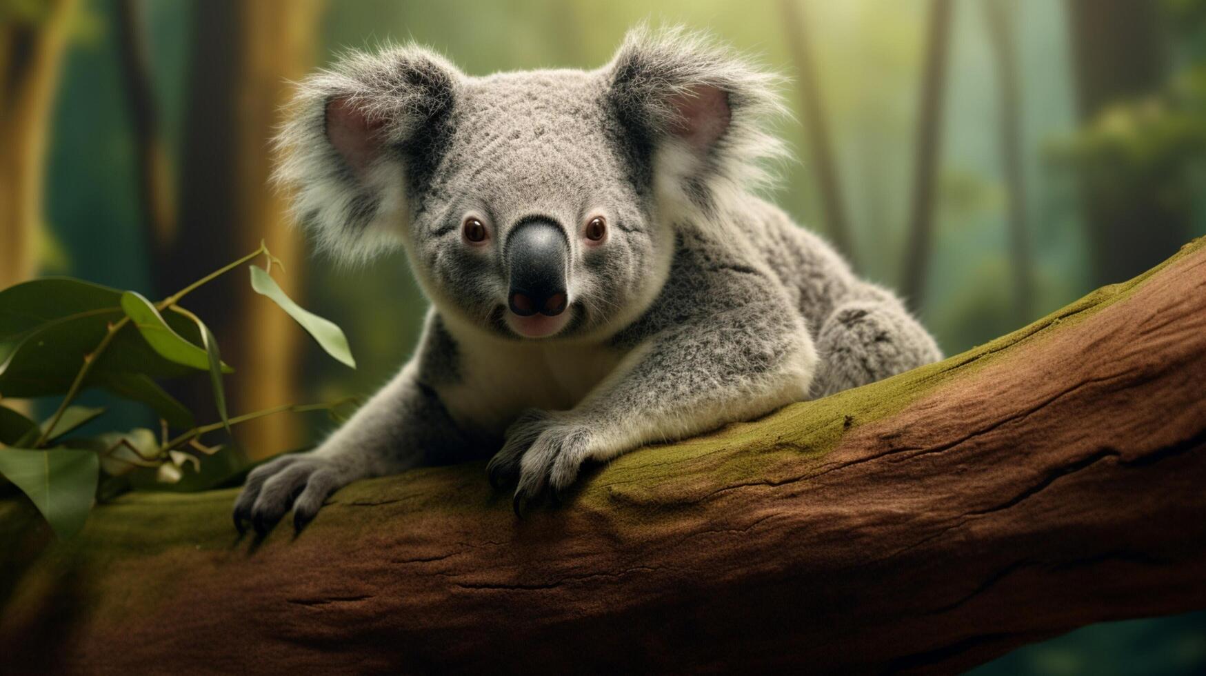 AI generated koala high quality image photo