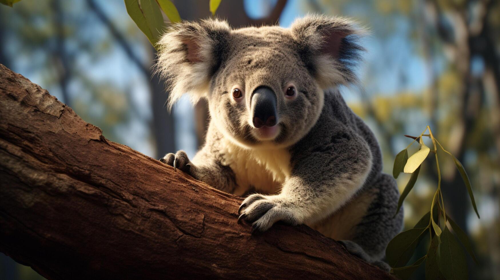 AI generated koala high quality image photo