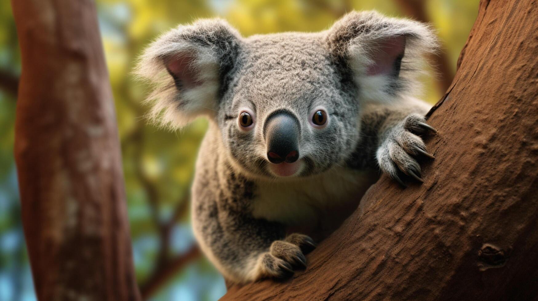 AI generated koala high quality image photo