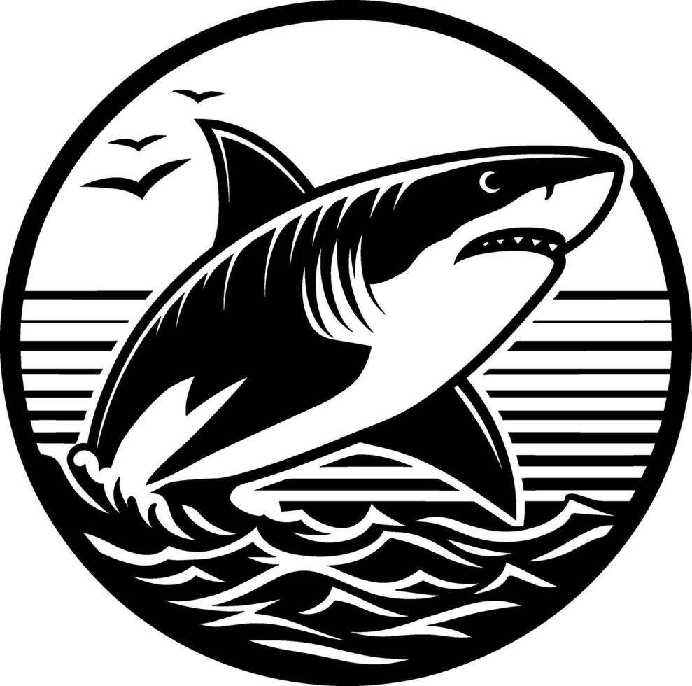 Great White Shark vector