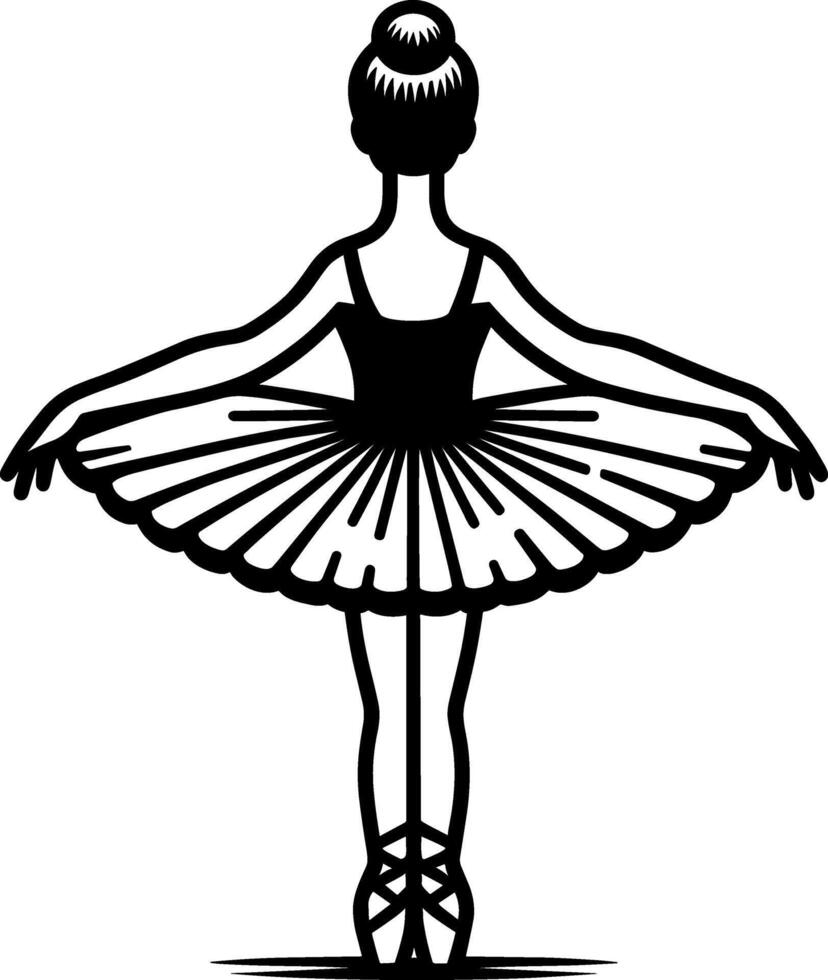 bailarina en tutu vector