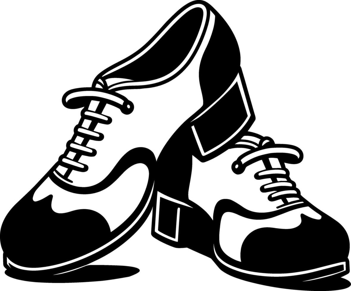 Tap Dance Shoes vector