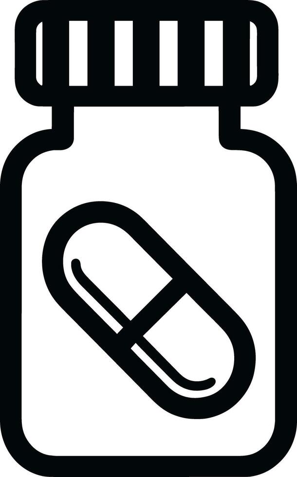 Prescription Pill Bottle vector