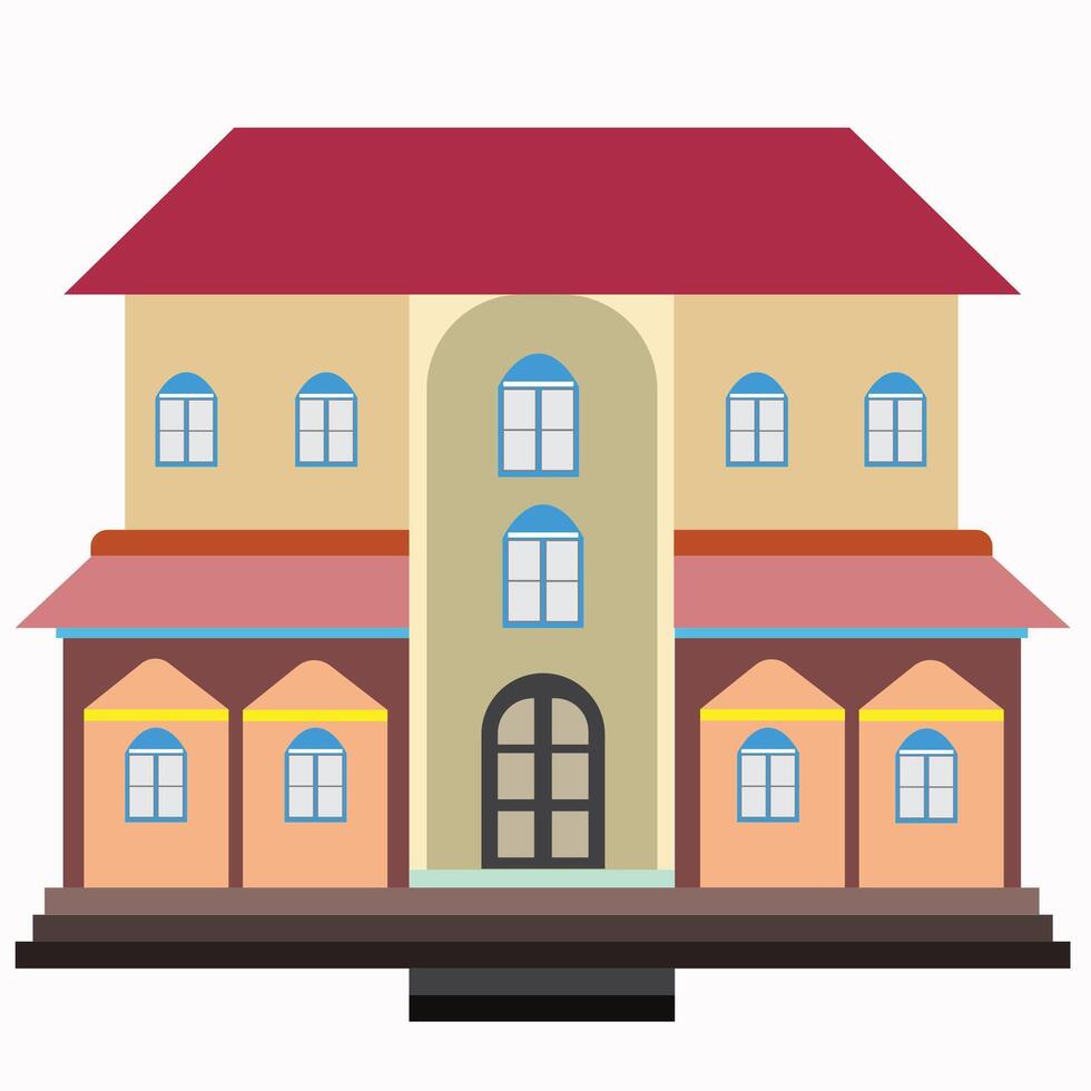 Building Desing vector icon illustration eps