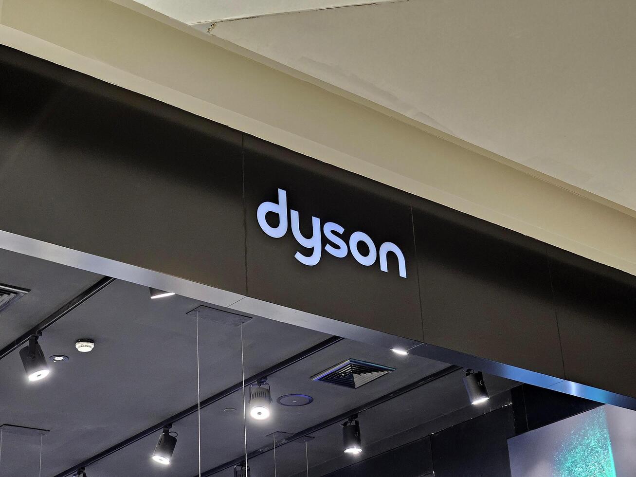 BANGKOK, THAILAND JANUARY 18, 2024 dyson sign. It is a famous Singaporean multinational technology company. Founded in 1991 photo