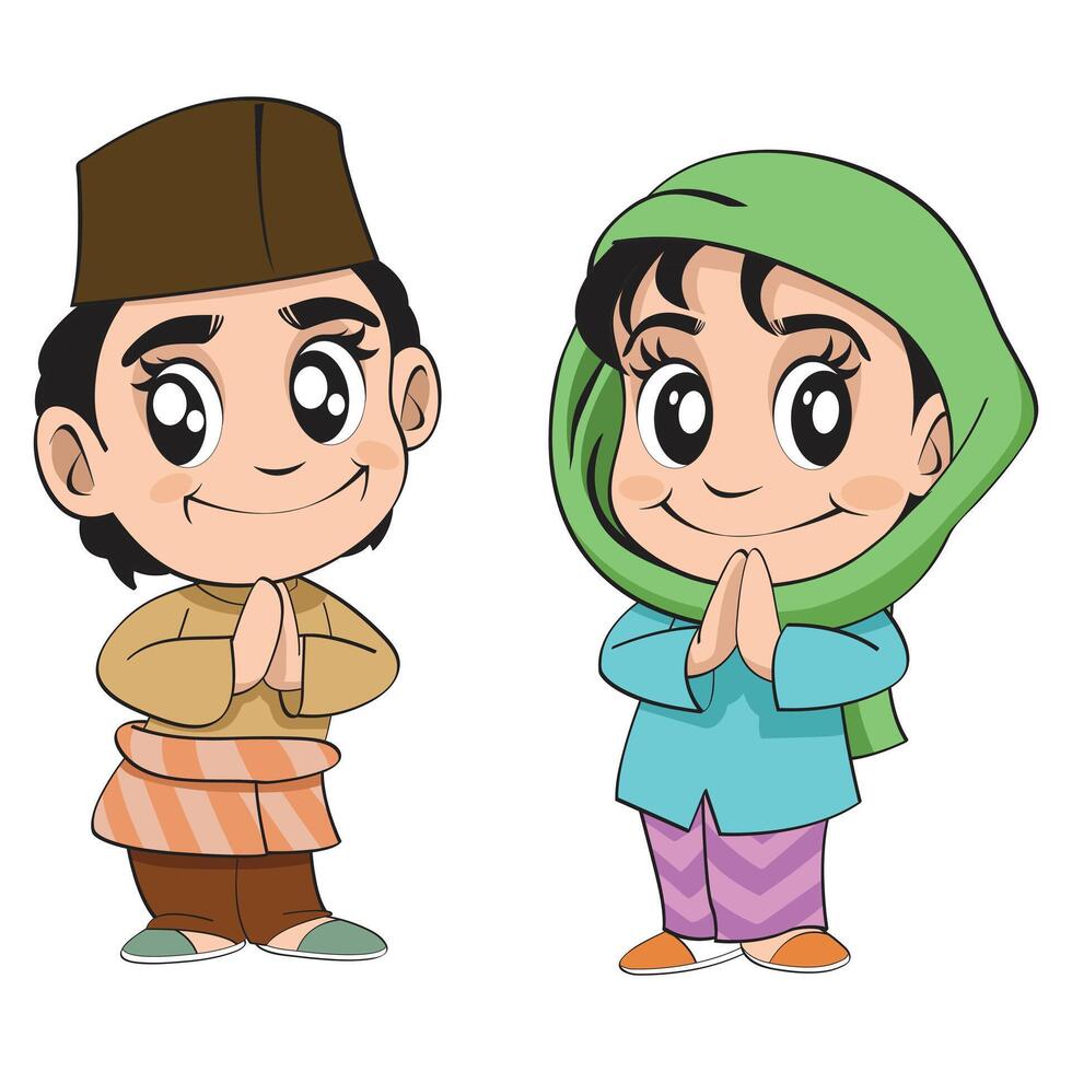 Greeting from Indonesia. vector