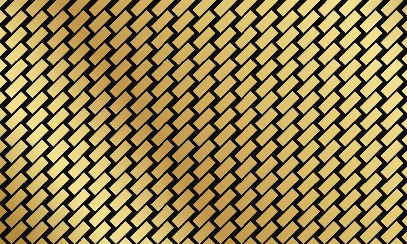Luxury background made of golden rectangles on a dark background vector