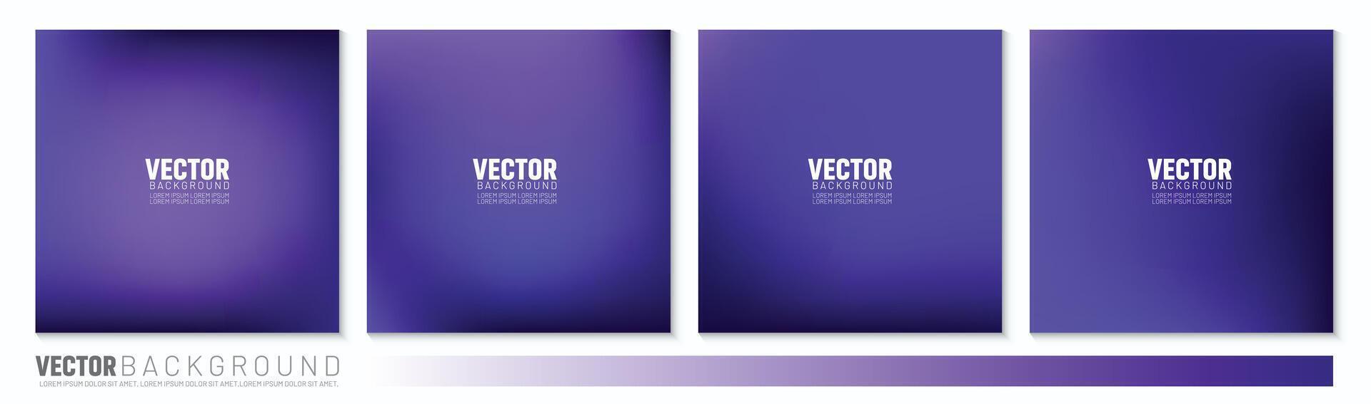 Collection of colorful smooth gradient background. evening ocean color vector