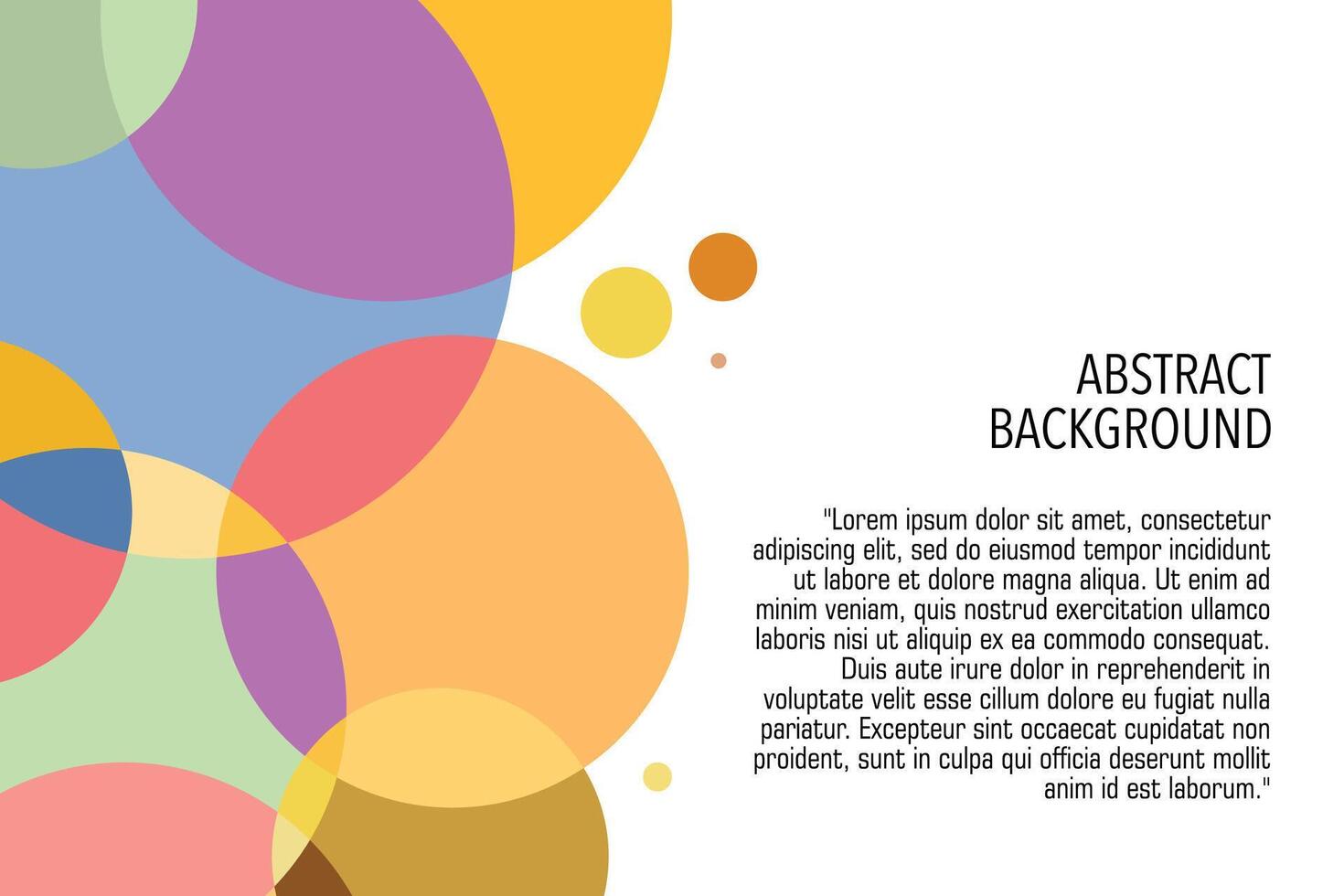 Colorful geometric abstract background with soft color vector