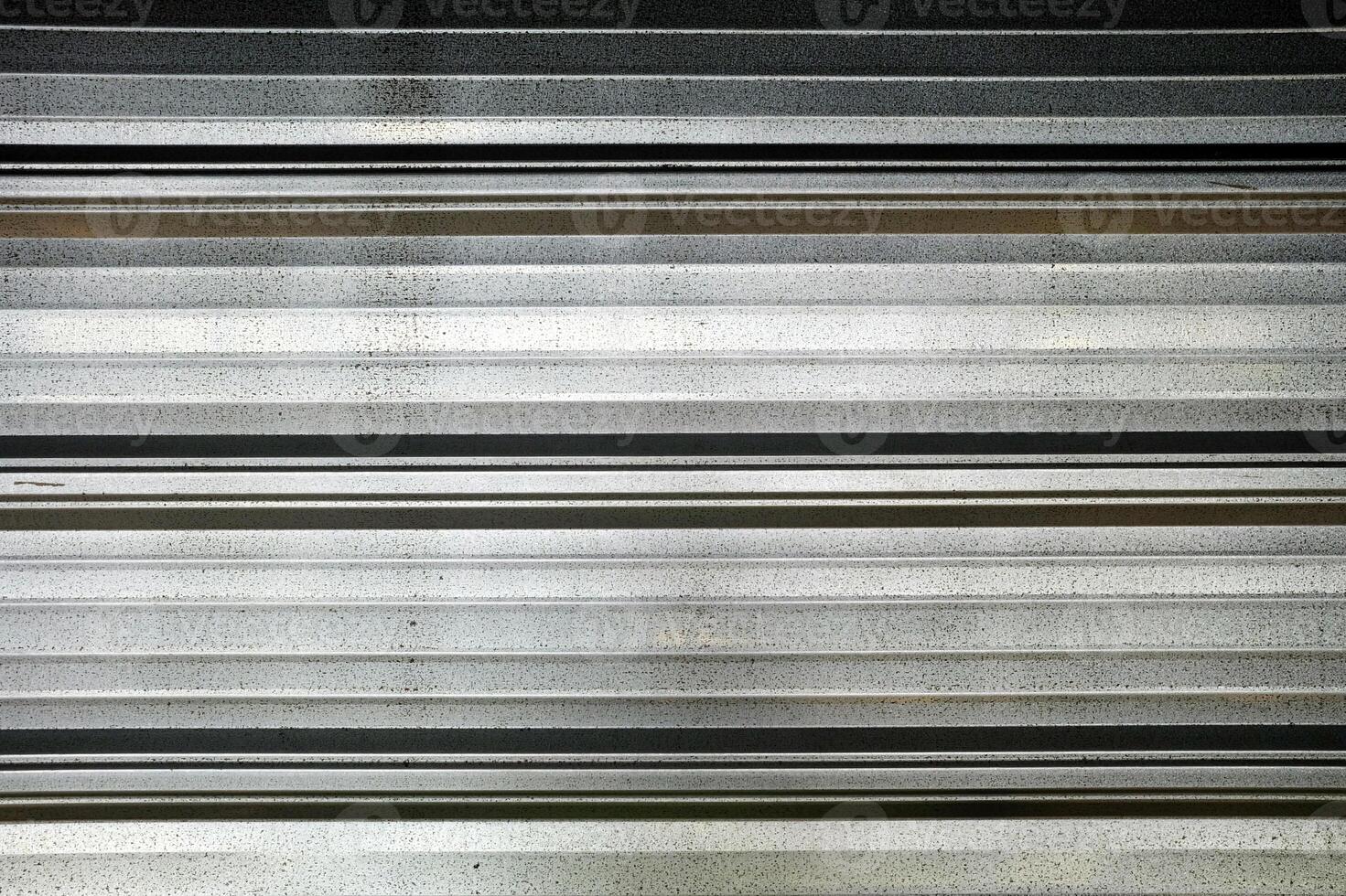 Old Rusty Zinc Wall Texture Background. photo