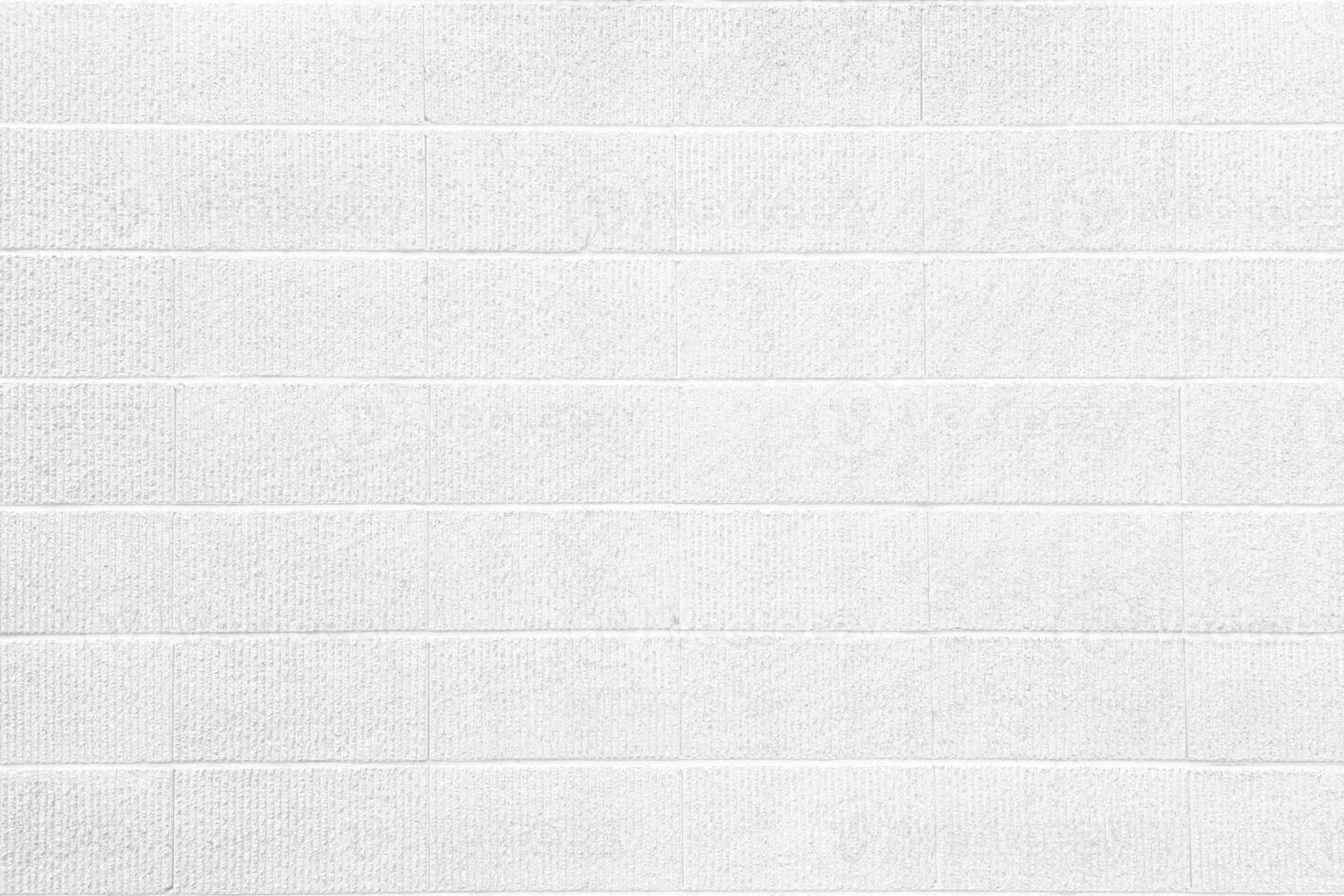 White Brick Wall for Background. photo