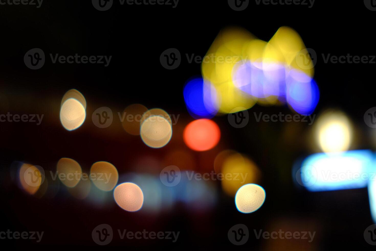 Abstract Colorful Bokeh Background. photo