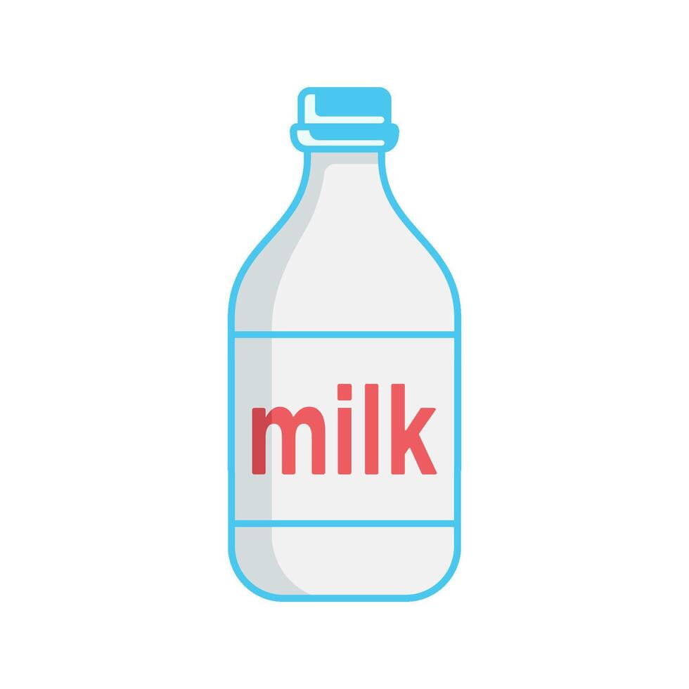 milk bottle icon design vector template