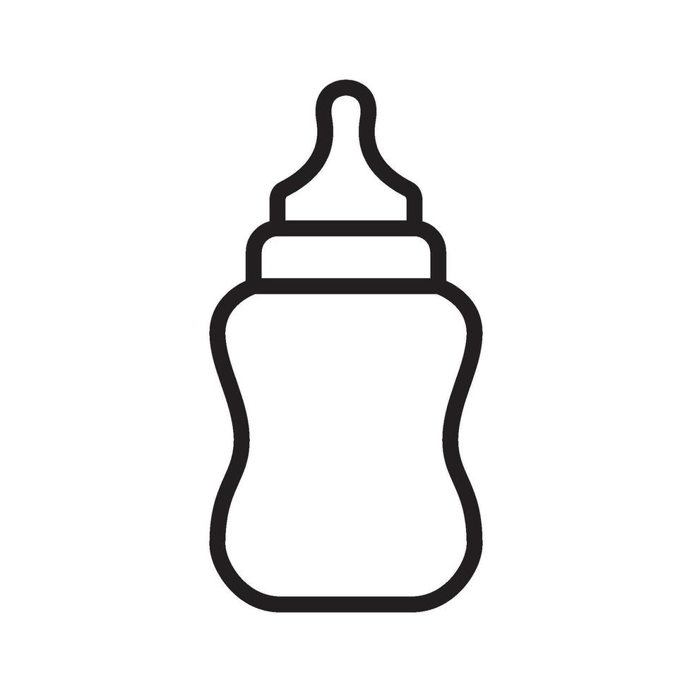 baby bottle icon design vector template
