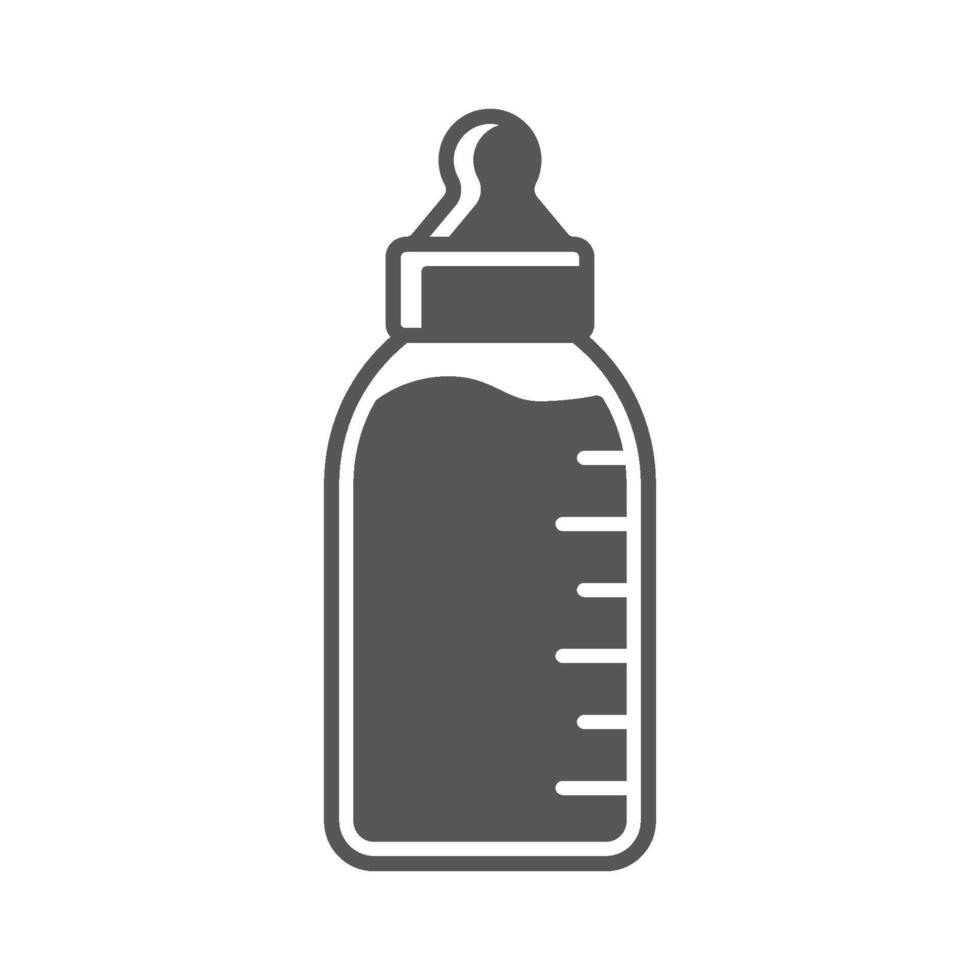 baby bottle icon design vector template