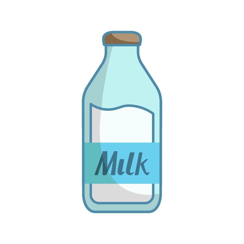 Leche botella icono diseño vector modelo