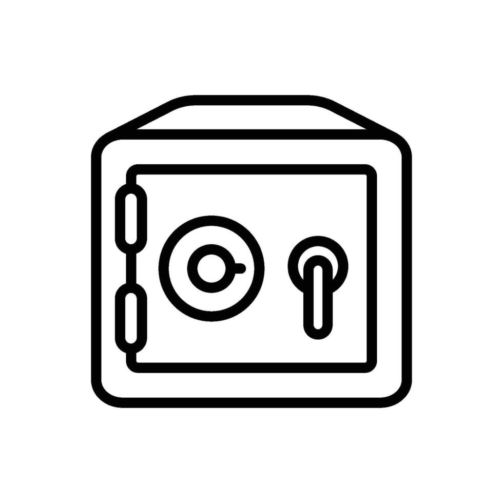 safe box icon vector design template simple and modern