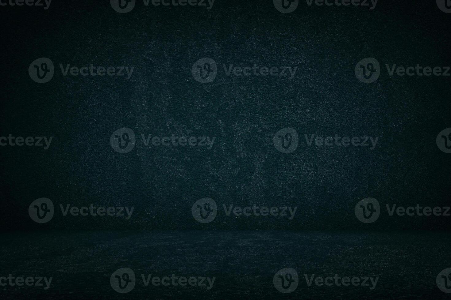 Abstract Black Concrete Room Background, Using for Product Presentation, Backdrop, and Studio Mockup. photo