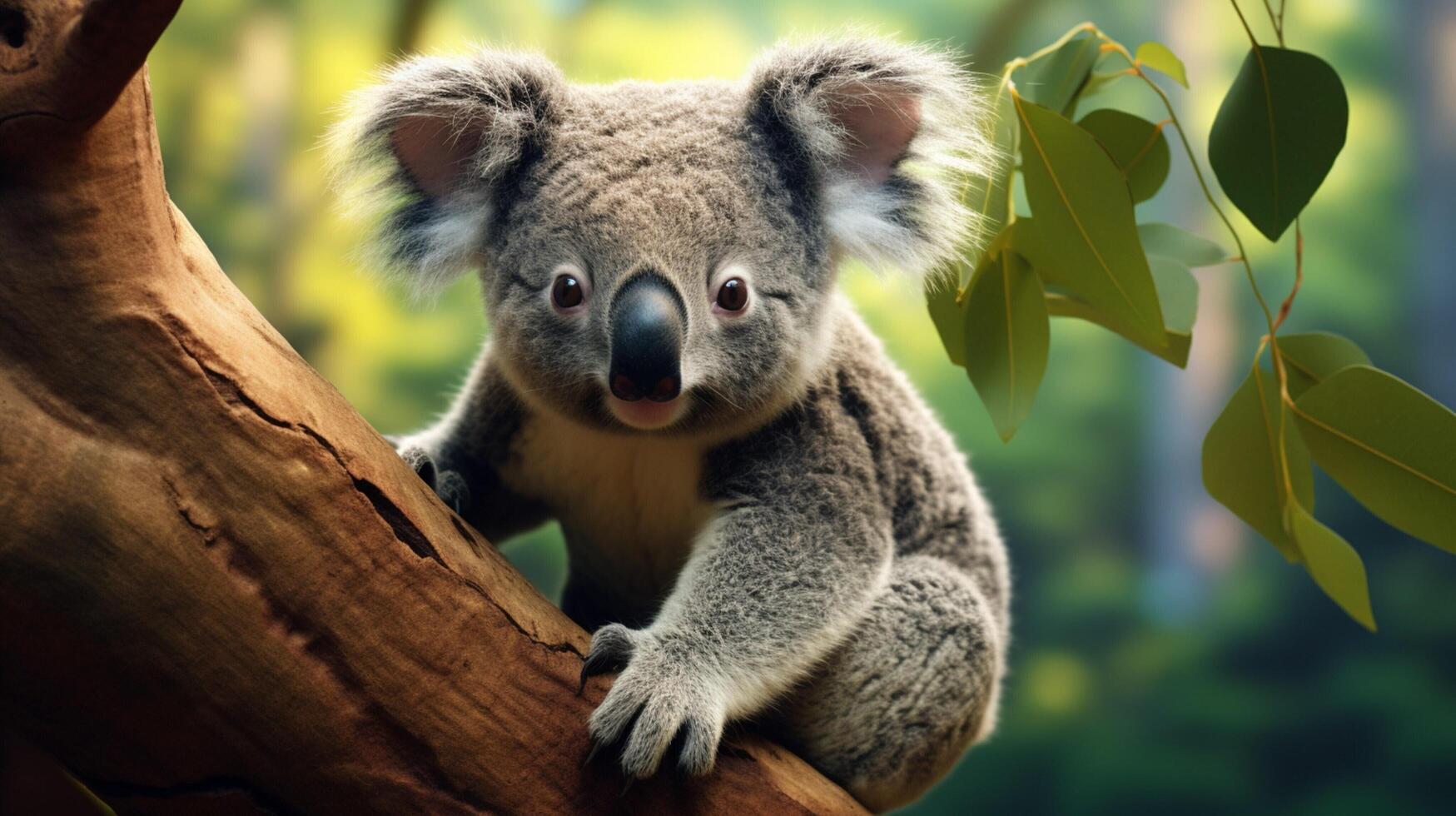 AI generated koala high quality image photo