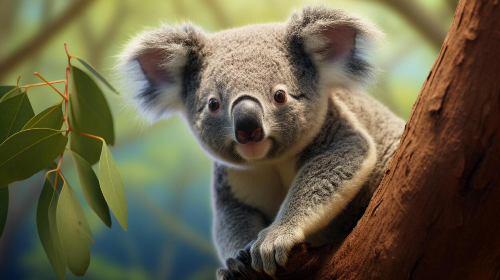 AI generated koala high quality image photo