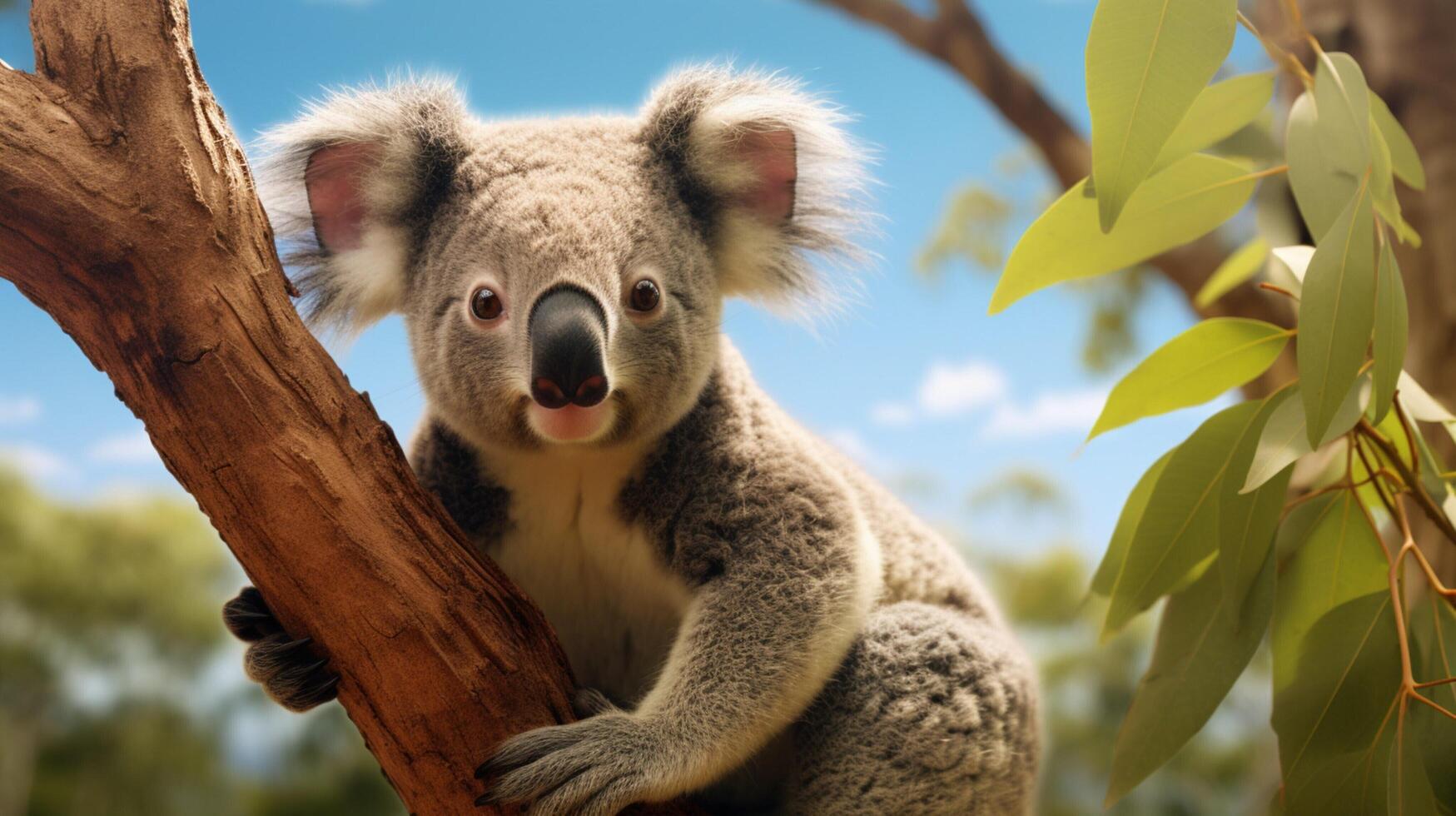 AI generated koala high quality image photo