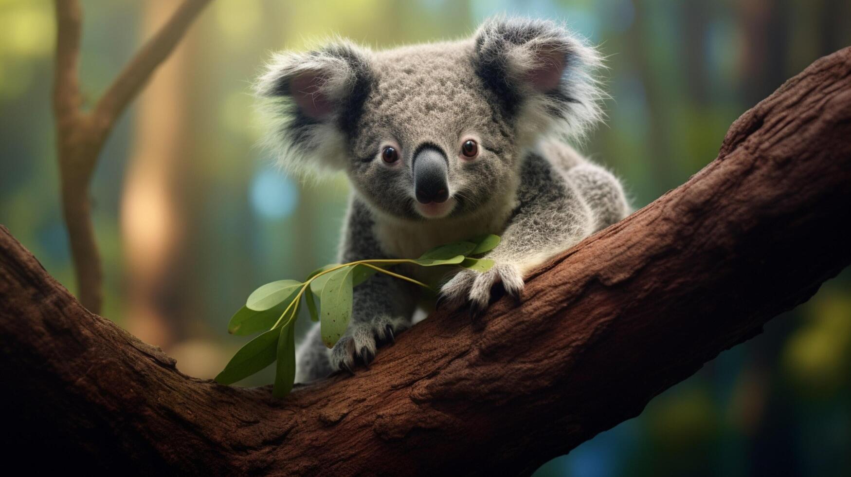 AI generated koala high quality image photo