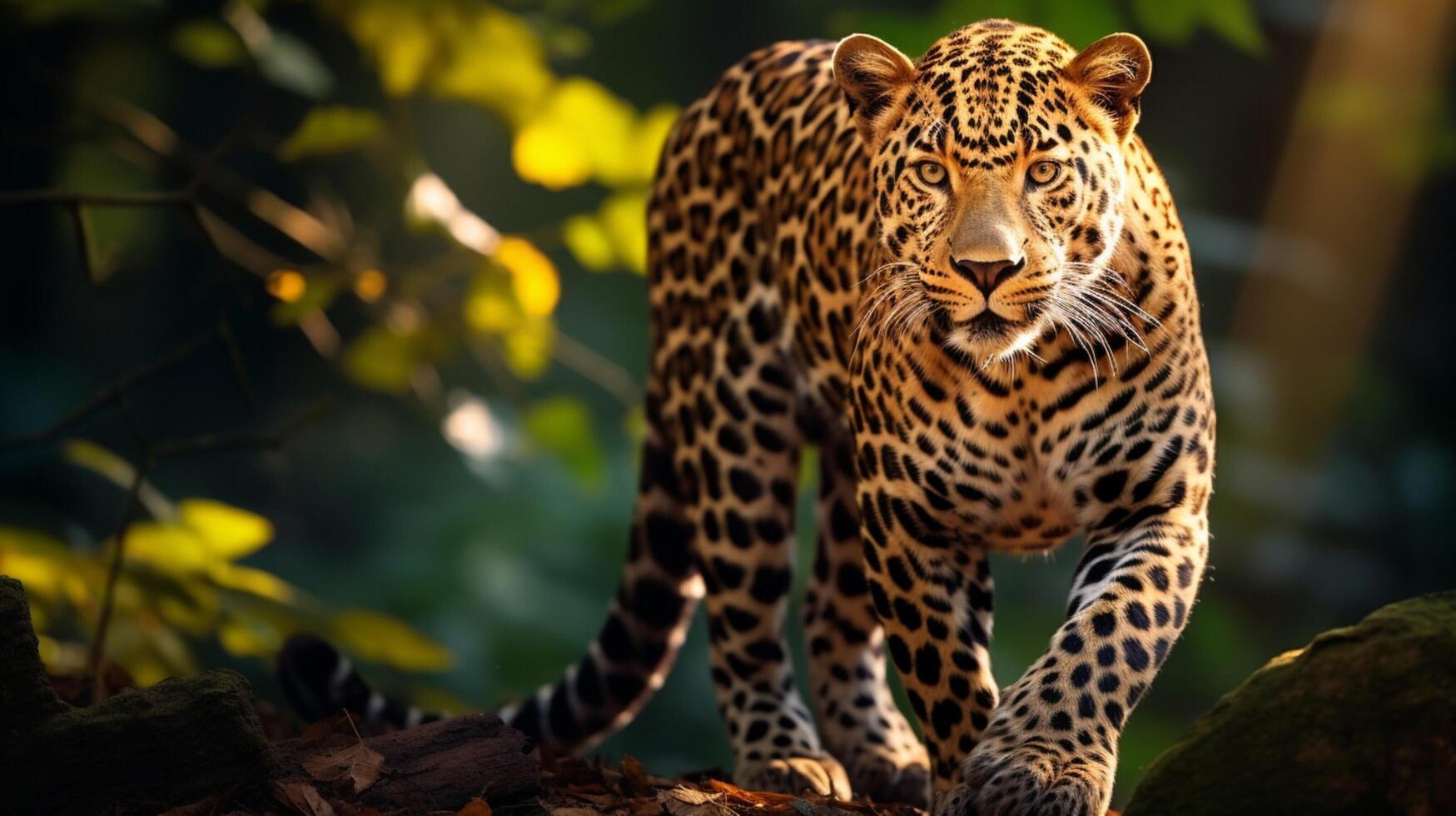 AI generated leopard high quality image photo