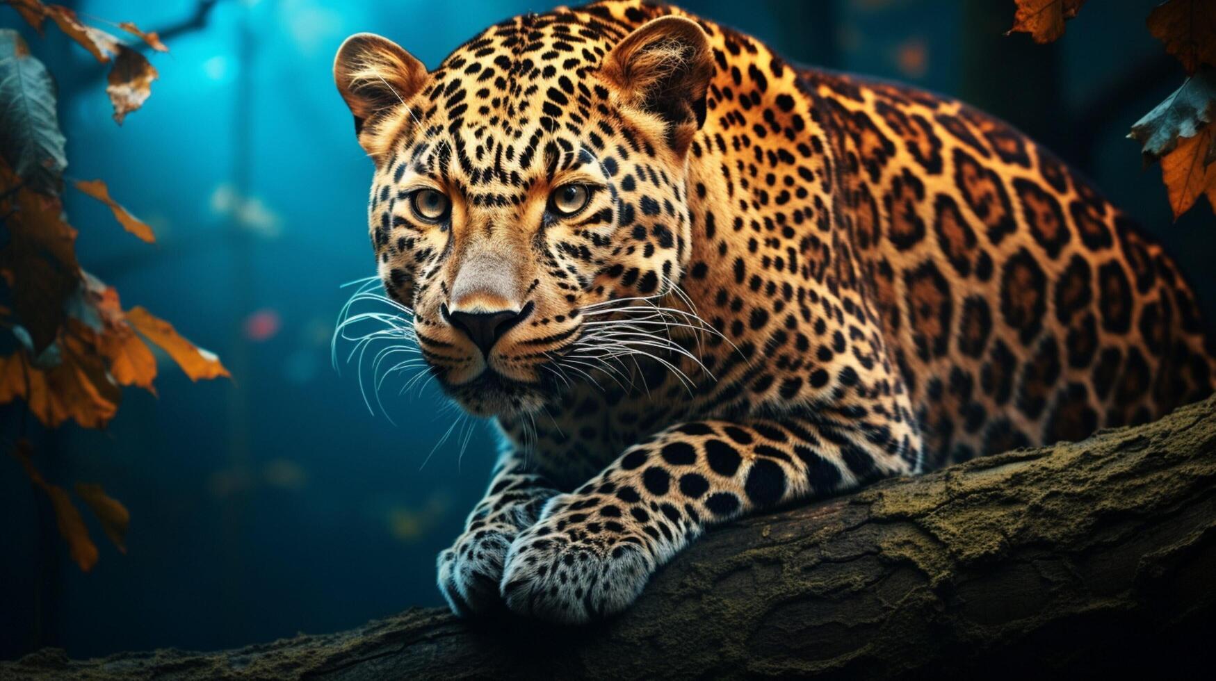 AI generated leopard high quality image photo