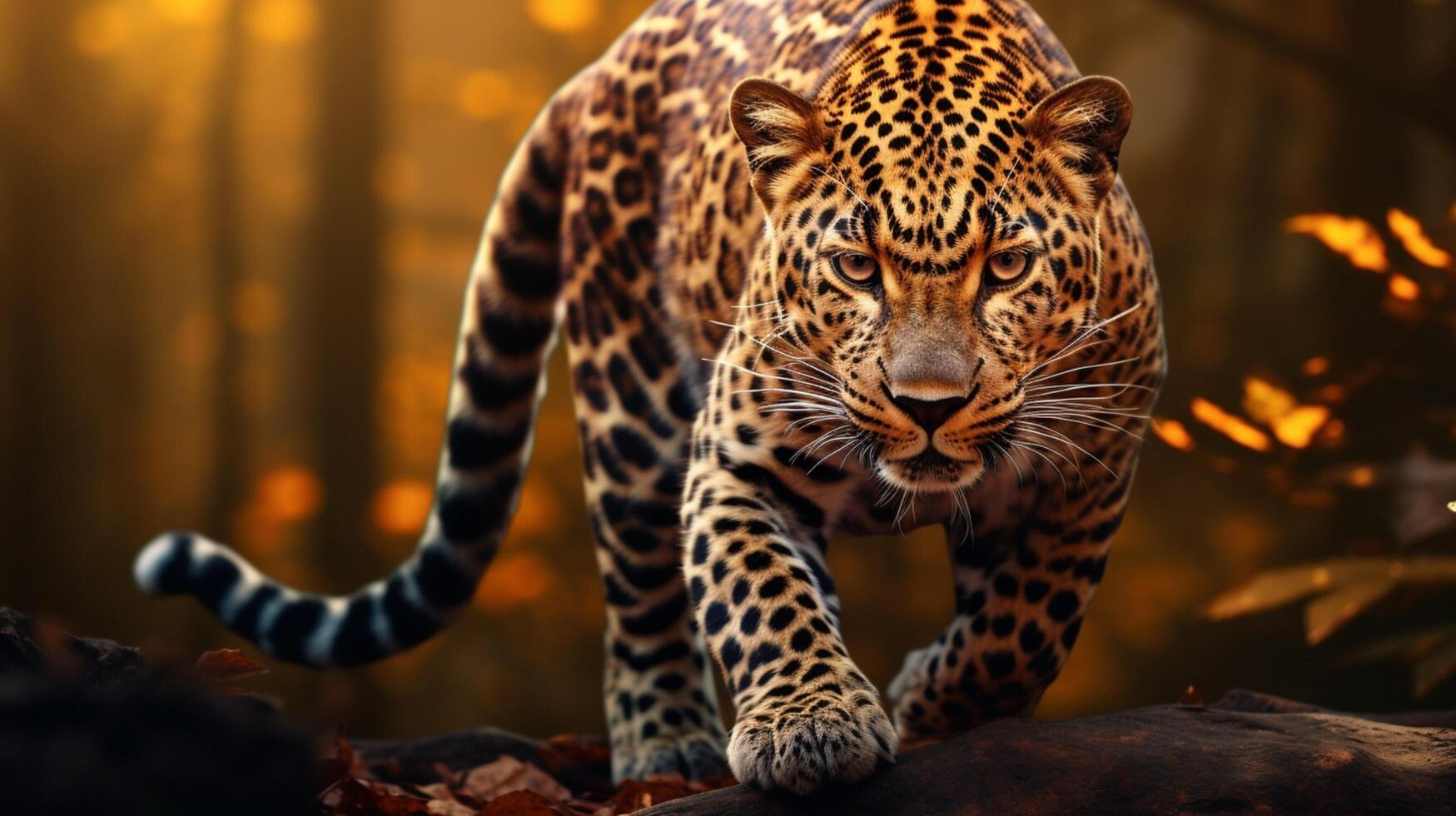 AI generated leopard high quality image photo