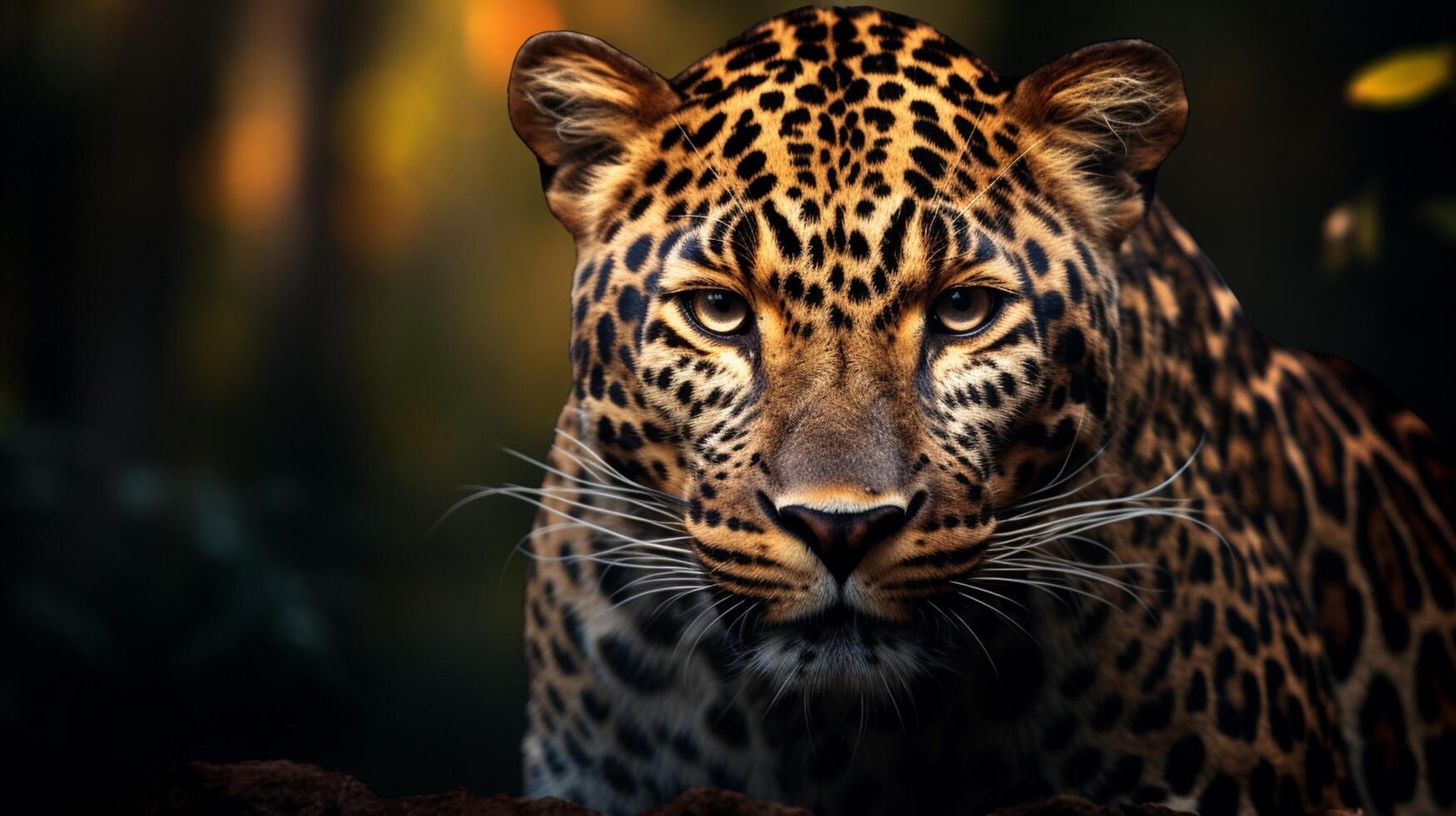 ai generado leopardo alto calidad imagen foto