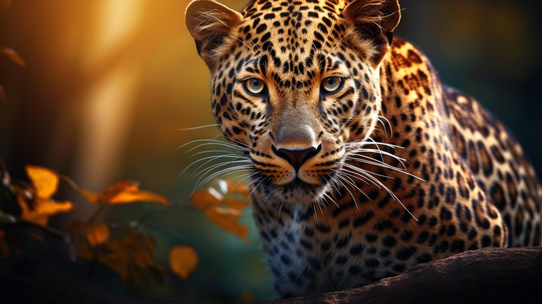 AI generated leopard high quality image photo