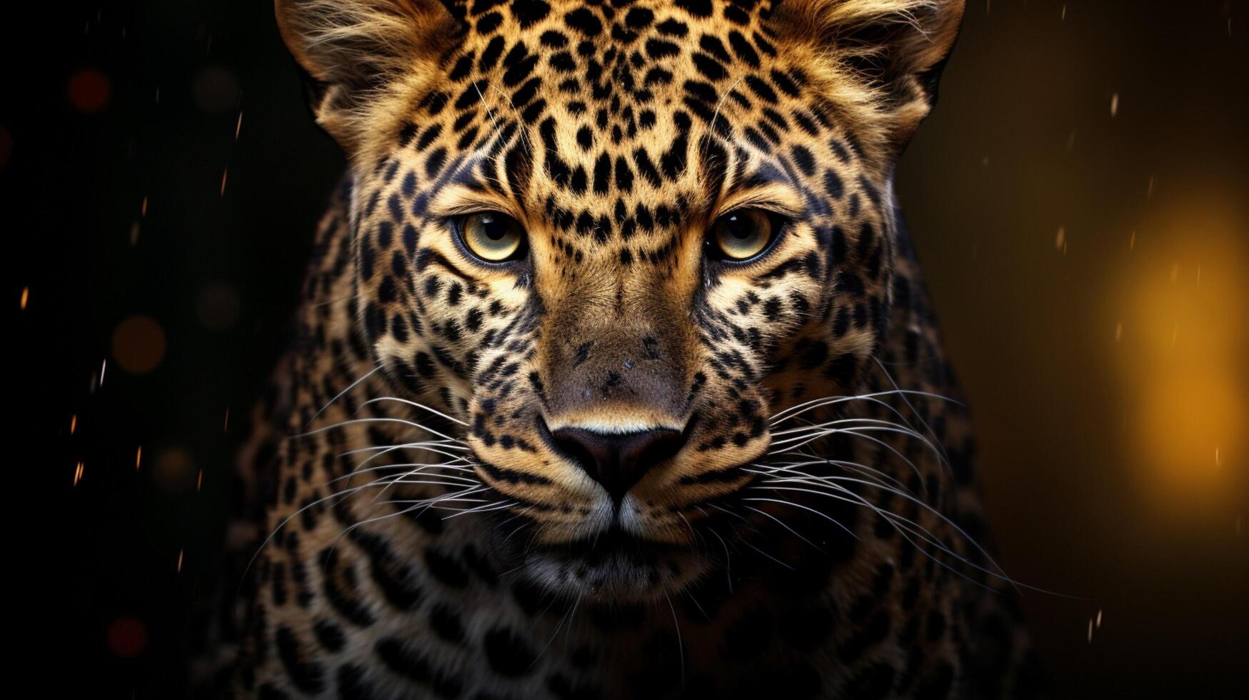 ai generado leopardo alto calidad imagen foto