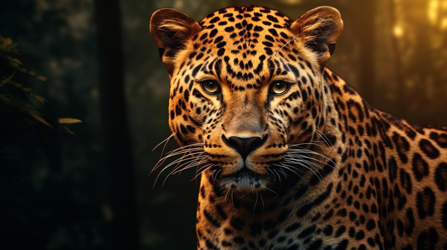 AI generated leopard high quality image photo