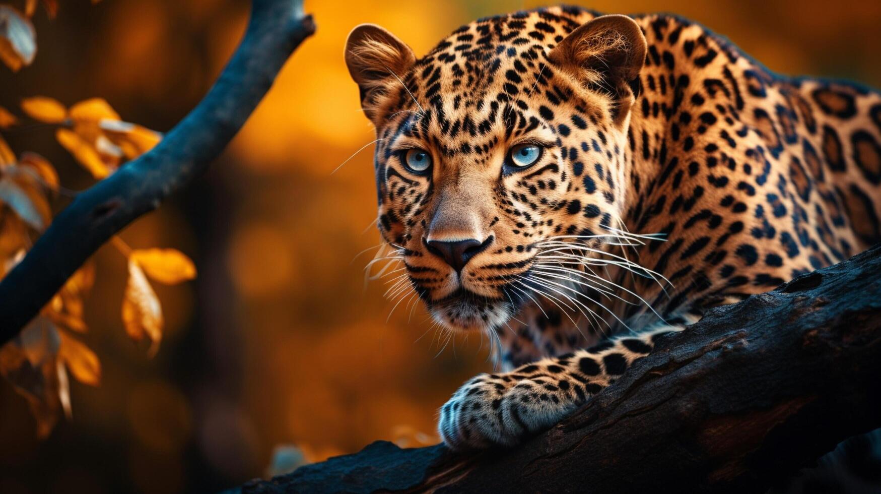 AI generated leopard high quality image photo