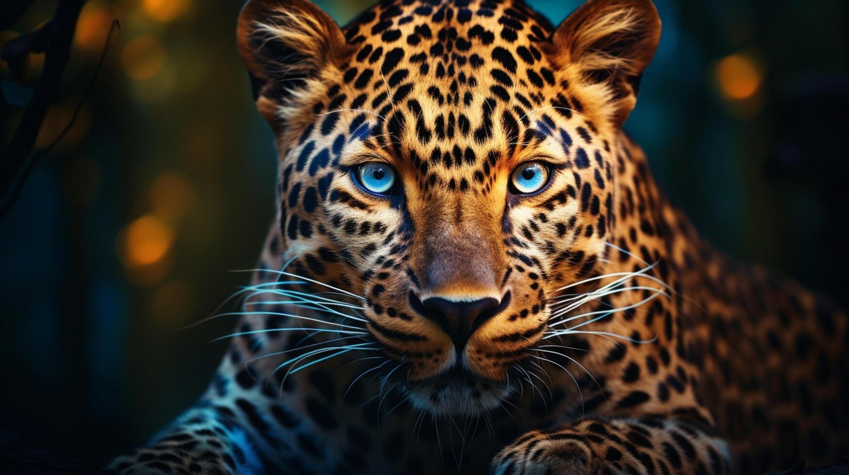 AI generated leopard high quality image photo