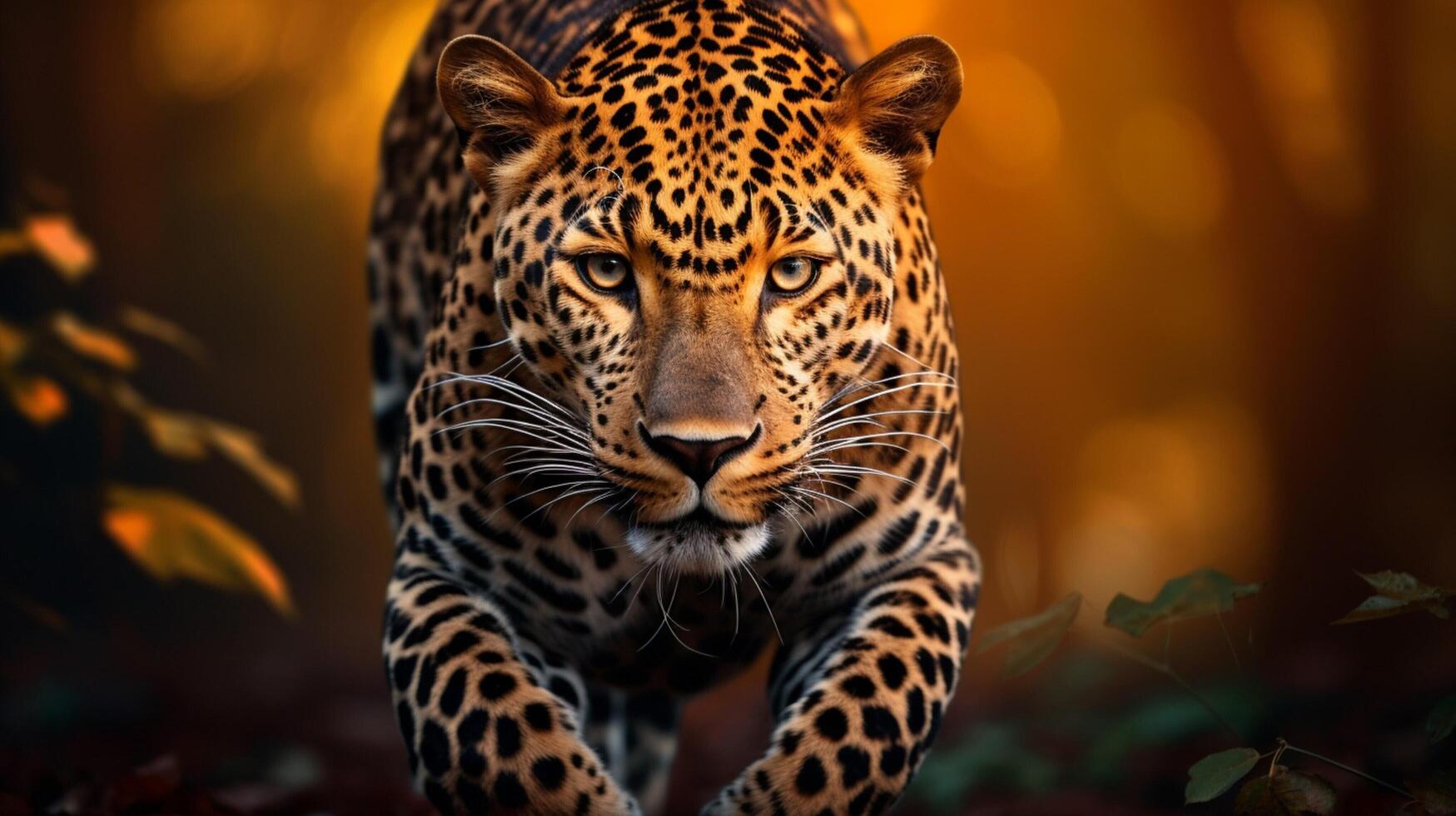 AI generated leopard high quality image photo