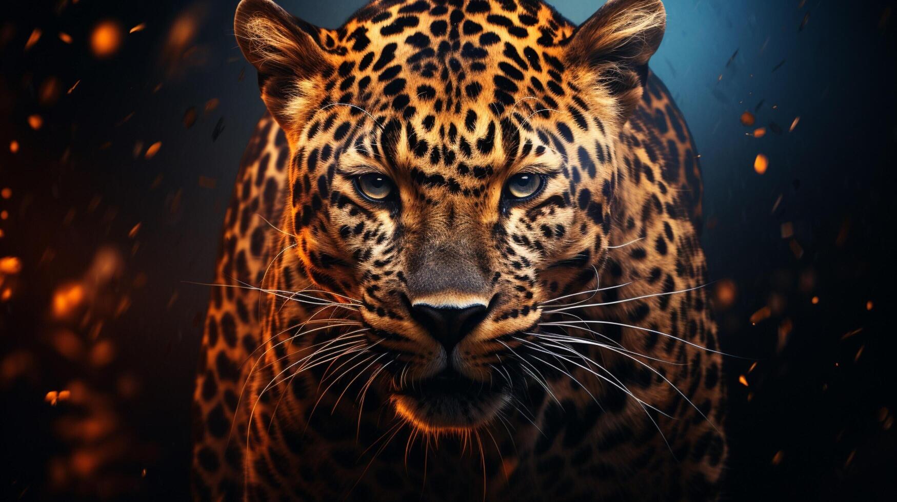 ai generado leopardo alto calidad imagen foto