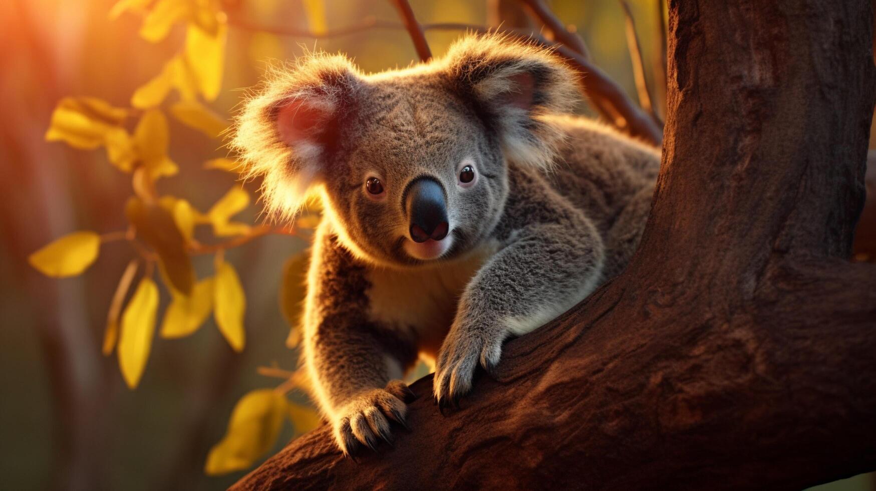 AI generated koala high quality image photo