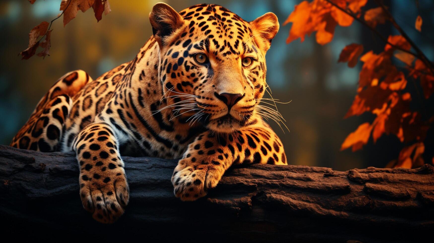 AI generated leopard high quality image photo