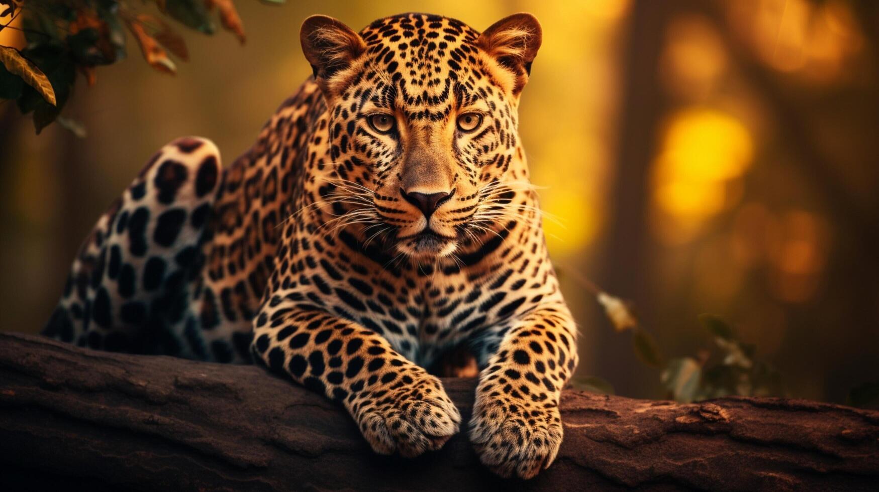 AI generated leopard high quality image photo